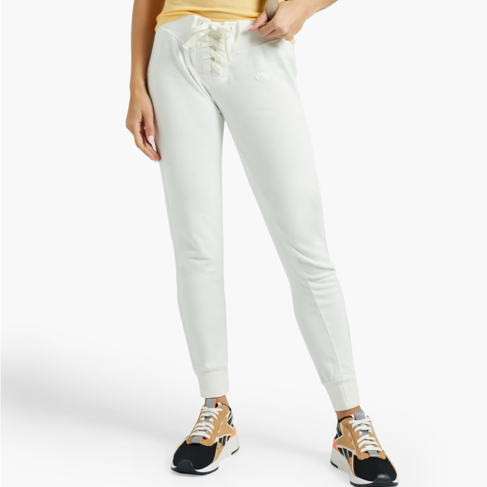 WSLY The Ecosoft Tie Up organic cotton-blend fleece track pants